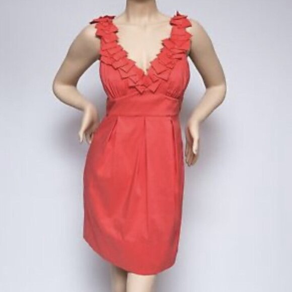 BCBGMAXAZRIA Kerry Red Cocktail Dress – Size 0 - Picture 1 of 8